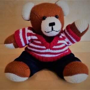 Berd Bears,  red striped sweater