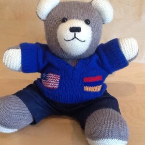 Berd Bears, with the Armenian-American flag